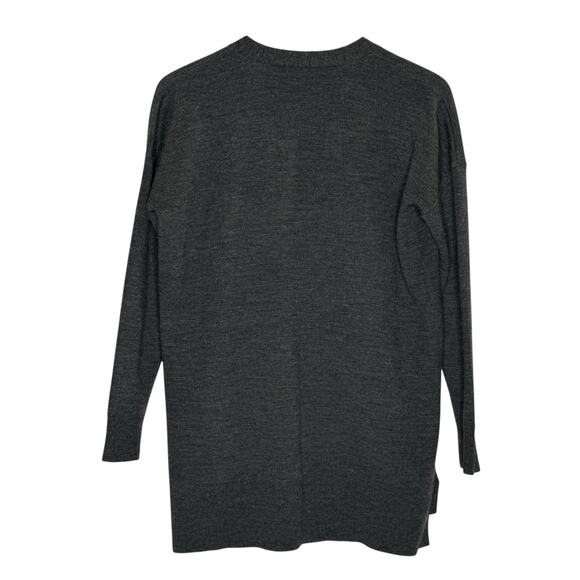 J.Crew Merino Wool Double Knit Cardigan S V Neck Grandpa Academia Preppy - Picture 2 of 10